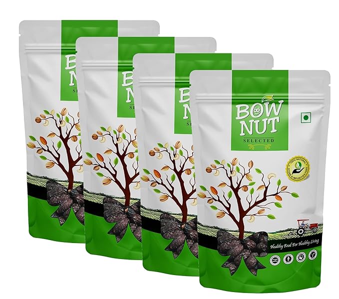 Bownut Khajoor 800 Grams (200gm X 4) – Traditional Dates | Rich in Vitamins, Minerals, and Natural Sweetness | High Quality Khajoor or Dates | Soft Khajur with Chewy Texture | No Added Sugar | Healthy Khajoor / Dates Dry fruit for Kids & Adults | Kharjura | Kharjoor