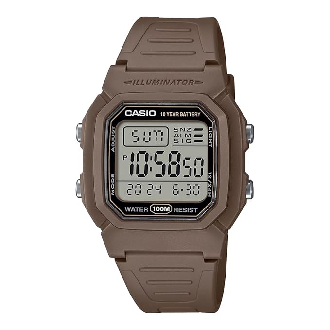 Casio Youth Digital Black Dial Unisex W-800H-5AVDF (D334)