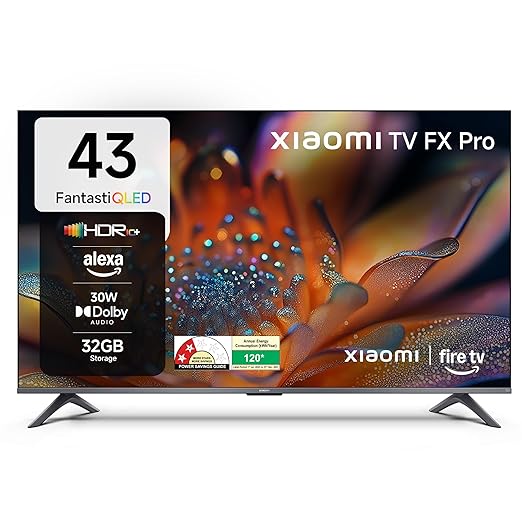 Xiaomi 108 cm (43 inch) FX Pro QLED Ultra HD 4K Smart Fire TV L43MB-FPIN