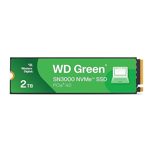 WD Green® SN3000 NVMe™ SSD, PCIe® Gen 4, 2TB