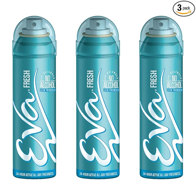 Eva Fresh+Fresh +Fresh Deo Spray 150 ml (Pack of 3)