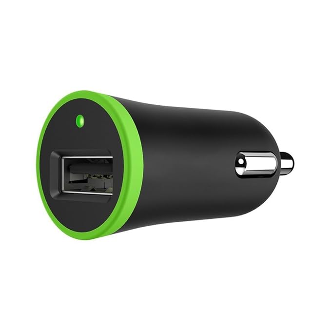 WeFly 2.4 AMP Single Port Universal Car Charger - Black