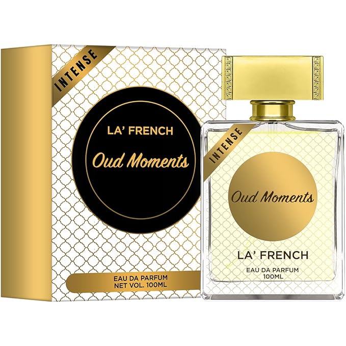 La French Oud Perfume 100ml Unisex Perfume for Men & Women, Eau De Parfum, Premium Arabic & French Long-Lasting Fragrance Scent, Best Date Night Fragrance for Men, Best Gift for Men and Women (Oud Moment)