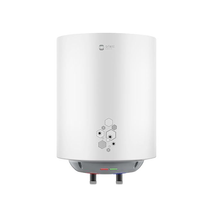 Orient Electric Ecoswift Pro 15L Water Geyser with HPE Technology | Rust Proof Water heater for home bathroom | Advanced 5 Level safety Shield with Overheat Protection | 5 Years Warranty