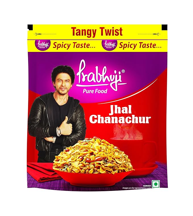 Prabhuji Pure Food Jhal Chanachur Tangy Twist Namkeen 900g | Spicy & Zesty Bengali Snack Mix with Crunchy Sev, Peanuts & Traditional Spices | Perfect Tea-Time Munch, Party Snack & Anytime Craving Fix