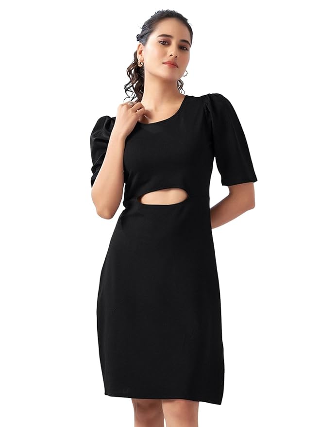 Selvia Western Dress for Women|Lycra Dress for Women|Bodycon Dress|Solid Dress for Women|One Piece Dress for Women