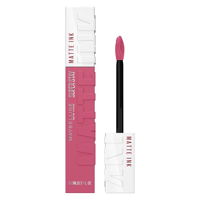 Maybelline New York SuperStay Matte Ink Liquid Lipstick - 15 Lover, Highly pigmented, Transfer Proof & Fade Proof. Maybelline New York SuperStay Matte Ink Liquid Lipstick Lasts Up To 16 Hour | 5ml