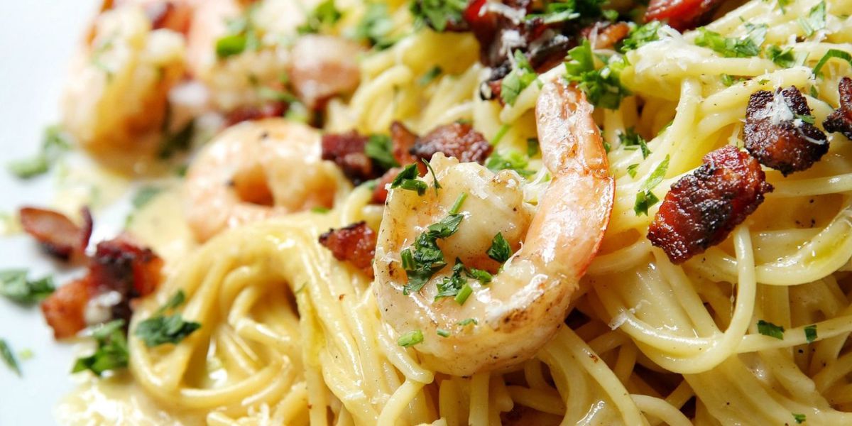 Spaghetti Seafood Carbonara