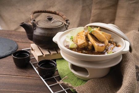 Vegetarian Clay Pot Tofu w/ Minced Meat