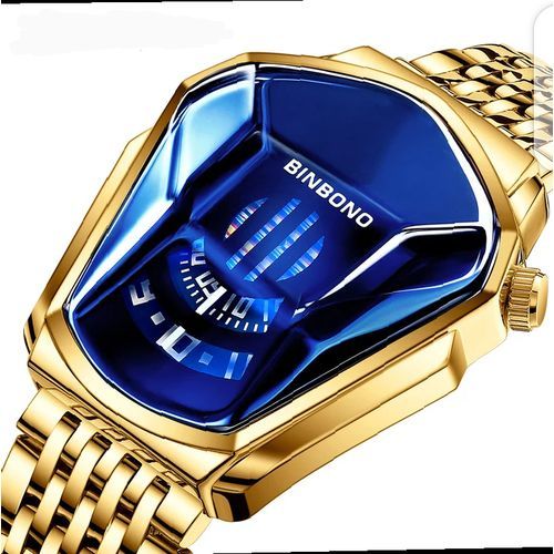  Non Fading Gold Timepiece/Wristwatch For Men