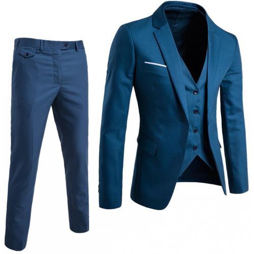 3 In 1 Men's Suits Coat Pants