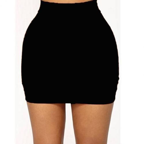 Ladies Bodycon Mini Skirt- Black