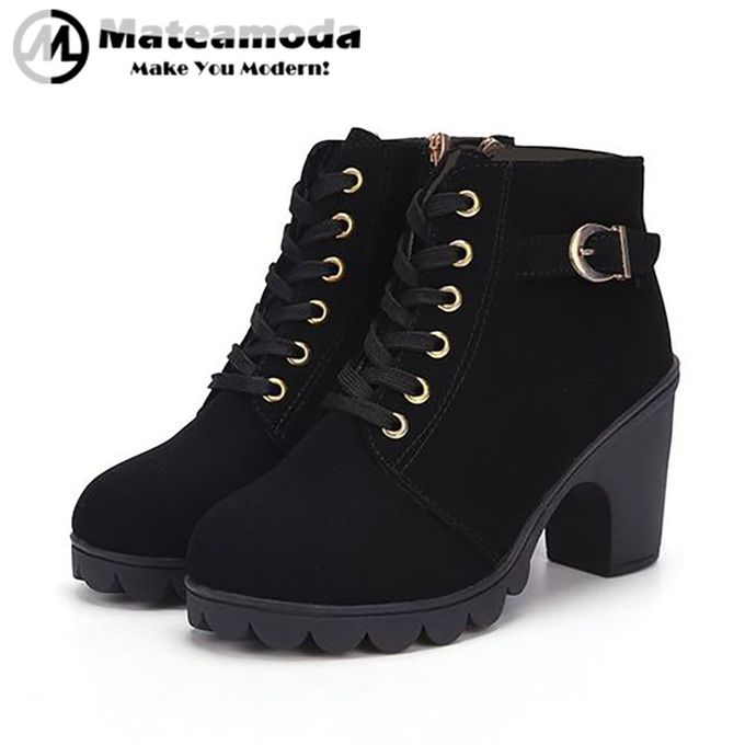 Ladies Shoes Combat Boots