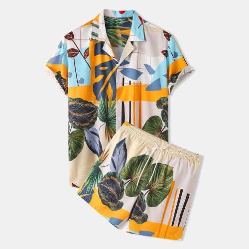 Men's Hawaiian Printed Shirt
