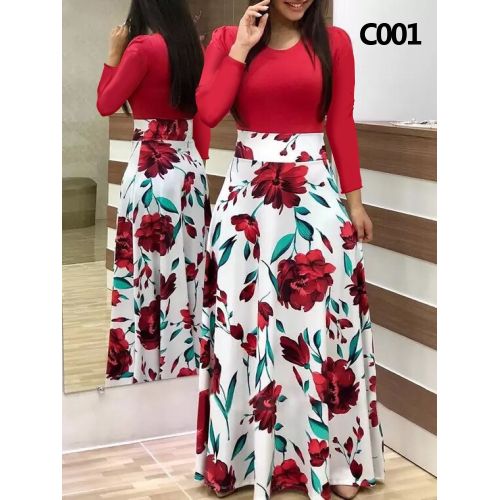 O Neck Short Sleeve and gown