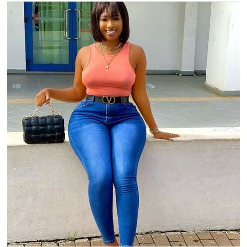Sexy Ladies High Waist Skinny Jean