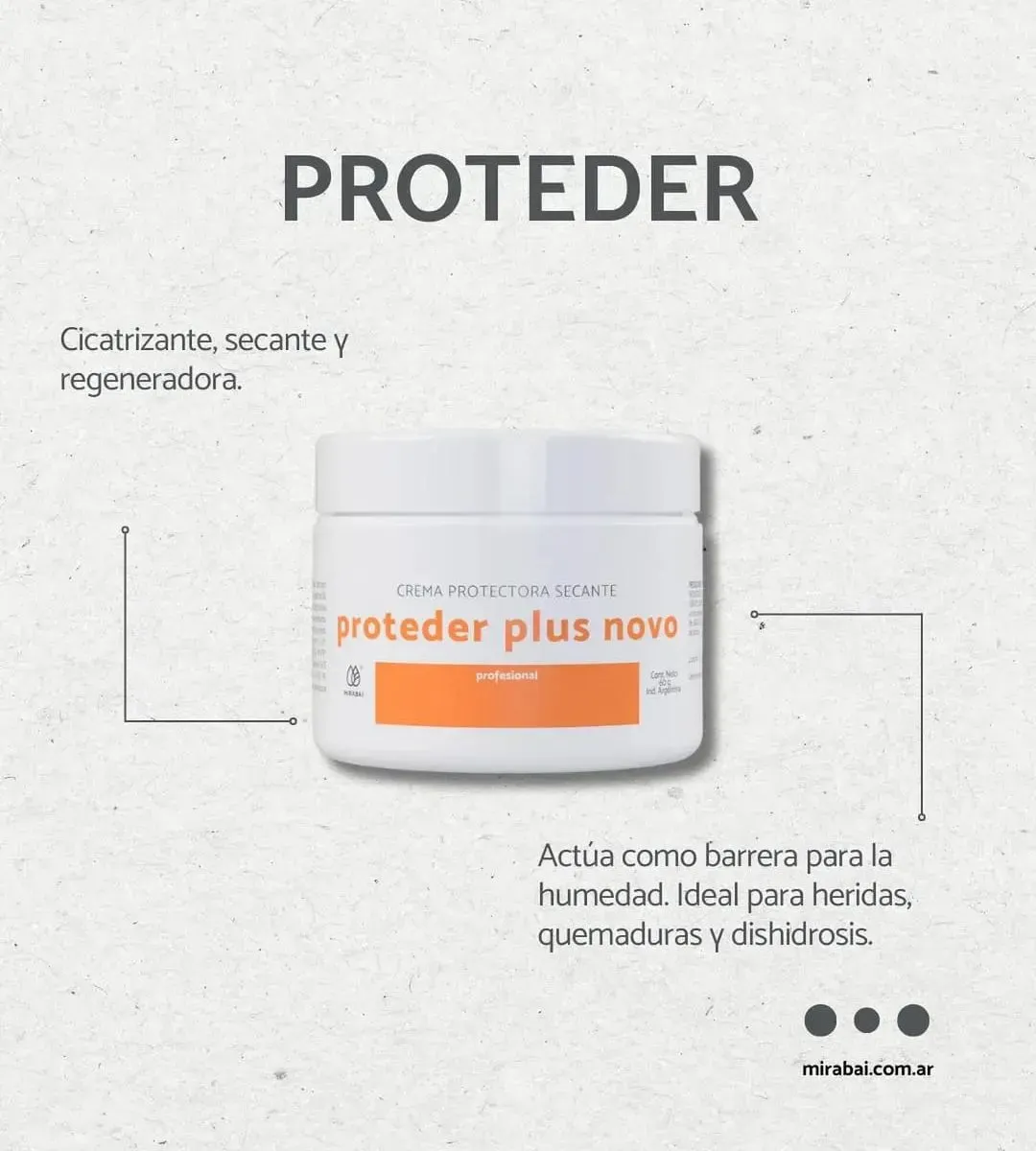Crema protectora secante PROTEDER PLUS NOVO