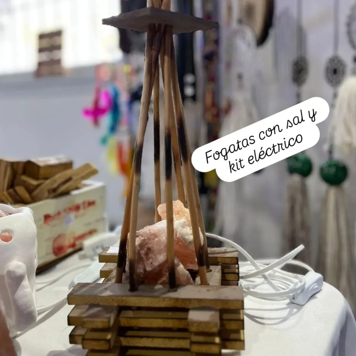 FOGATA CON SAL Y KIT ELECTRICO