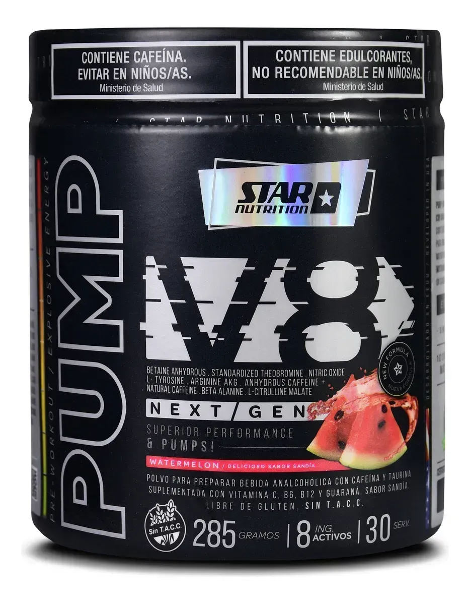 Pre Entreno Pump V8 Next Gen X 285g Star Nutrition