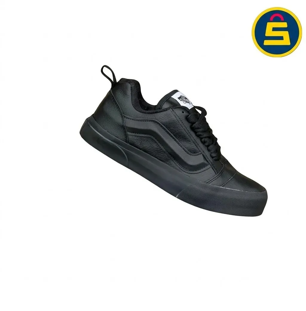 Product gallery 1f7f9bcd-a988-4b54-9aeb-b0bfd764797f-VANS SKOOL NEGRA CUERO FINAL.jpg