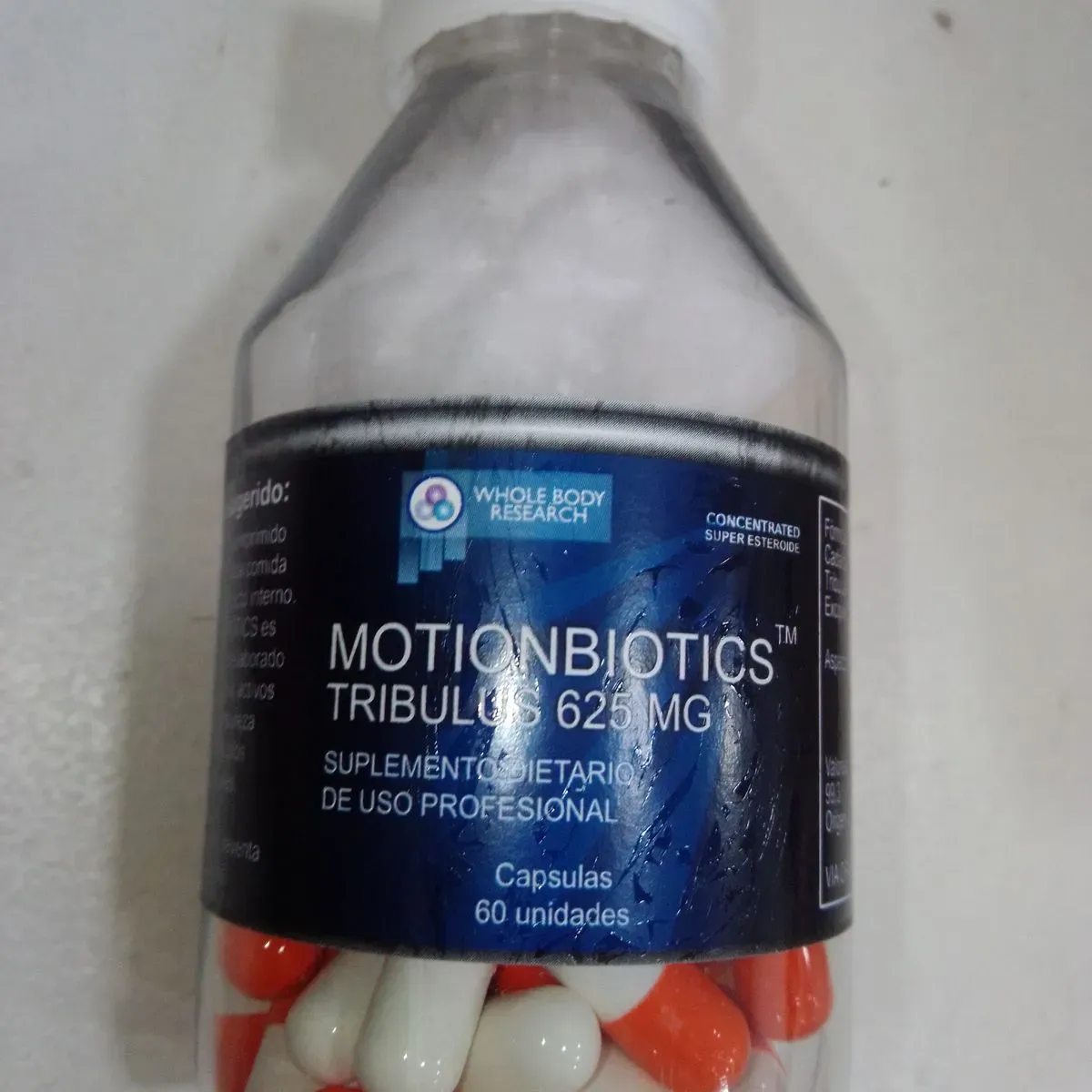 Tribulus 625mg x 60cps Potenciador natural de la Testosterona, Masa muscular, Libido 