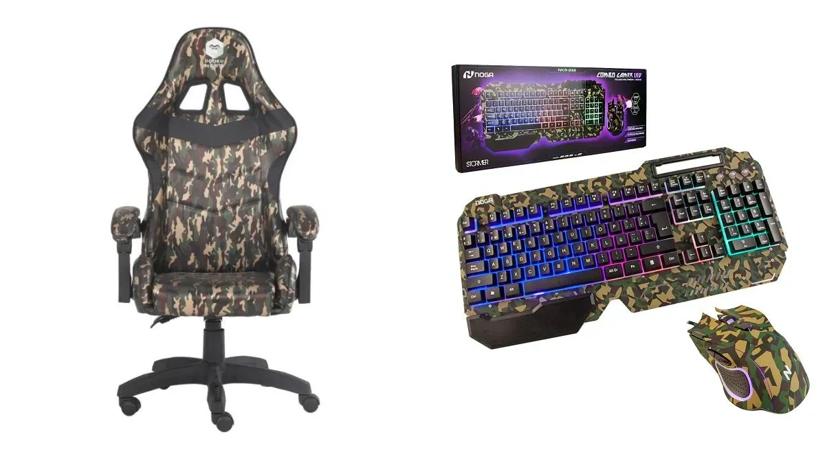 Kit Gamer Camuflado