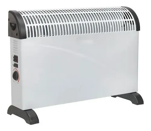 Caloventor Eléctrico calefactor con termostato función turbo