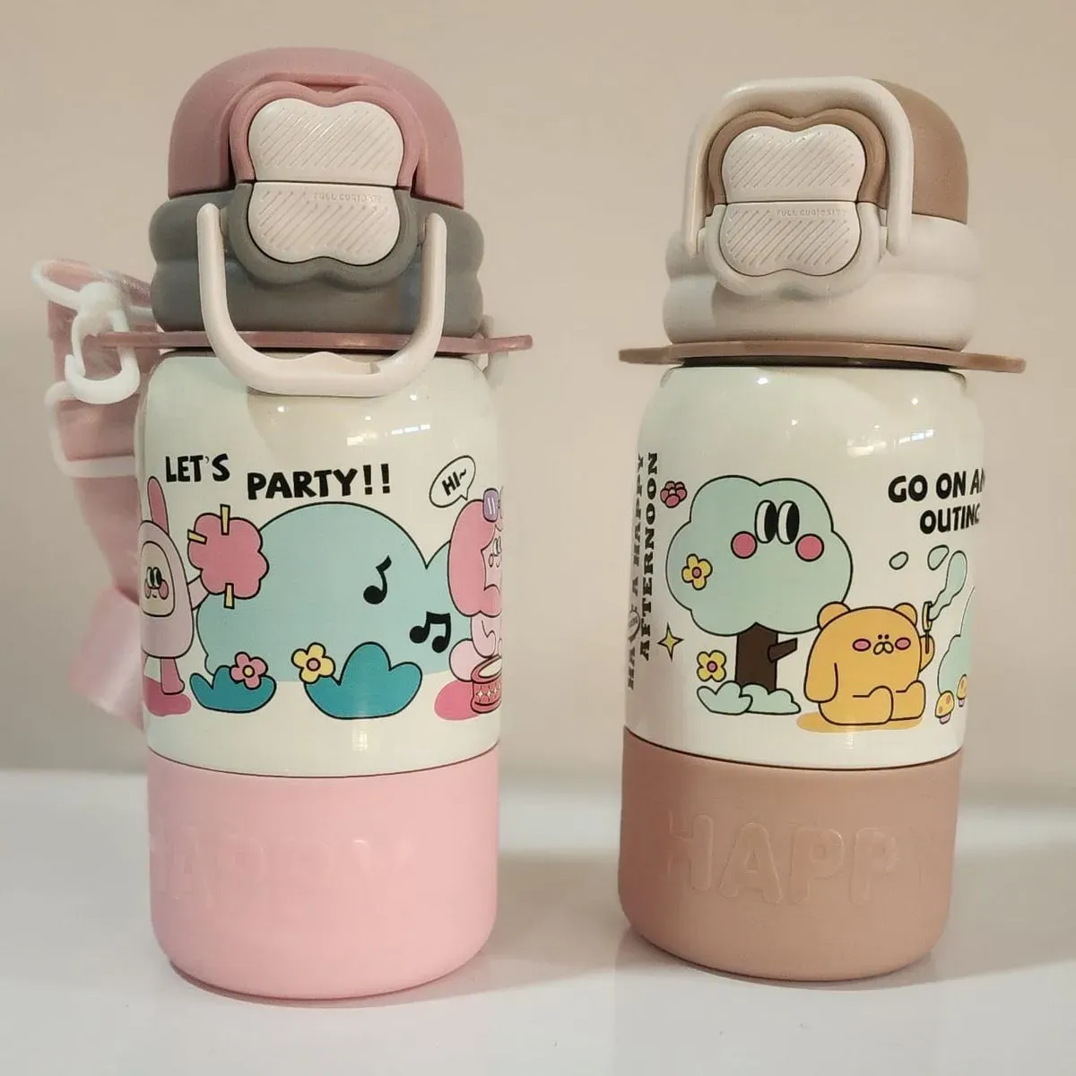 Botella termica doble pico infantil