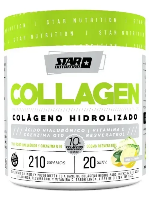 STAR NUTRITION  COLAGENO HIDROLIZADO X 210 Gr