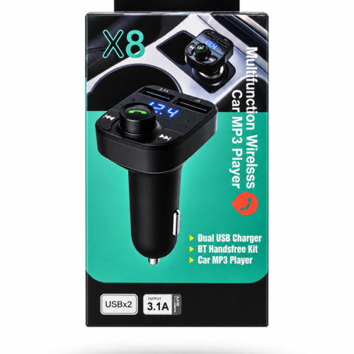 TRASMISOR BLUETOOTH CARGADOR AUTO