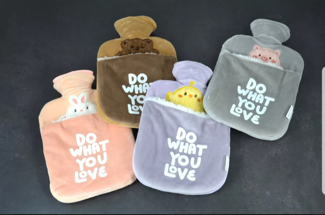 Bolsa de agua caliente con funda