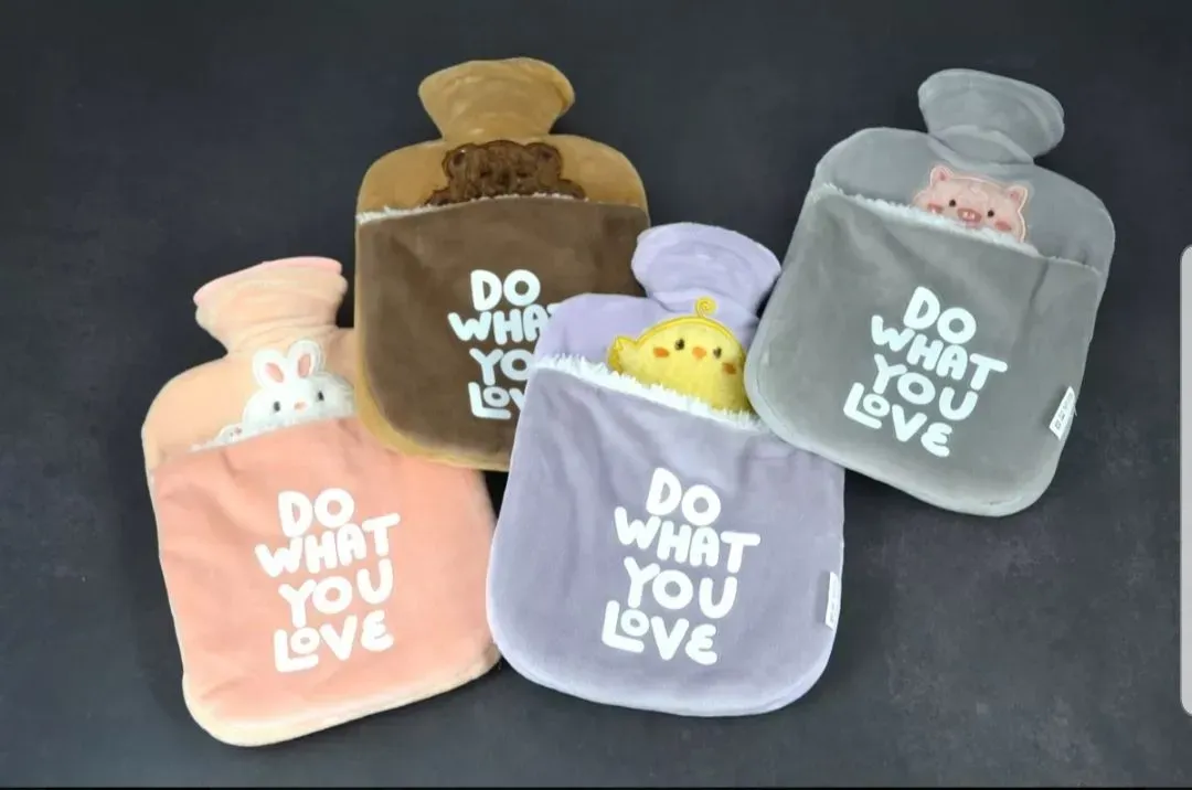 Bolsa de agua caliente con funda