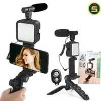 Product thumb gallery 38ac2951-5db4-4247-afaa-35d2da7b7c93-Kit Video Making Streaming Trípode Luz Led Micrófono Ay-49 final.webp