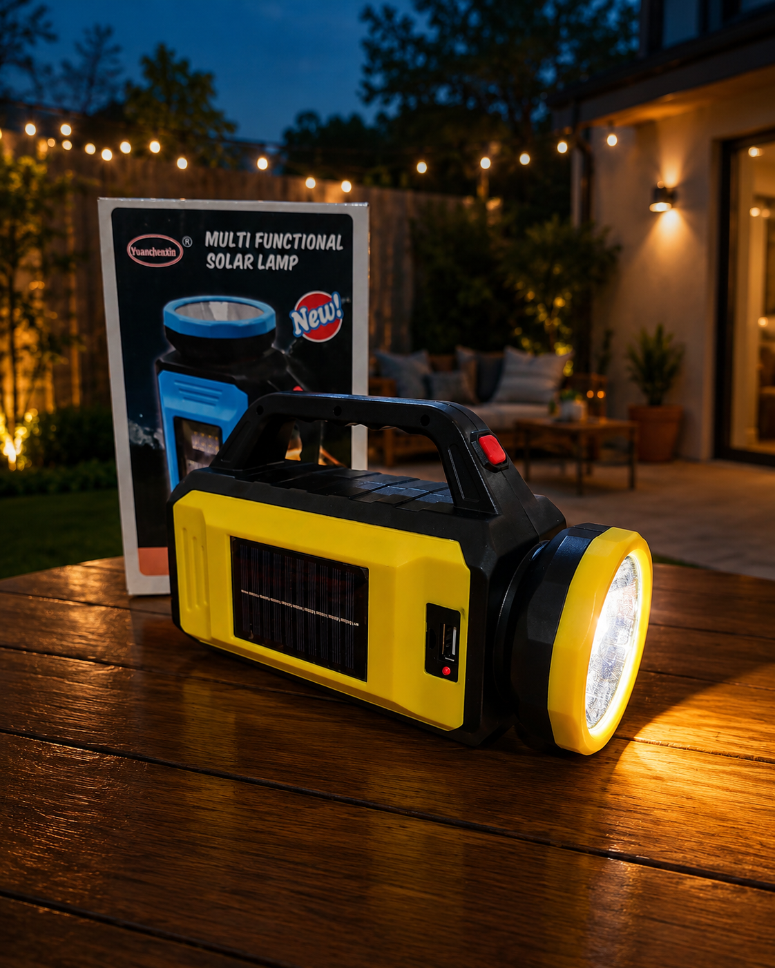 LINTERNA CARGA SOLAR