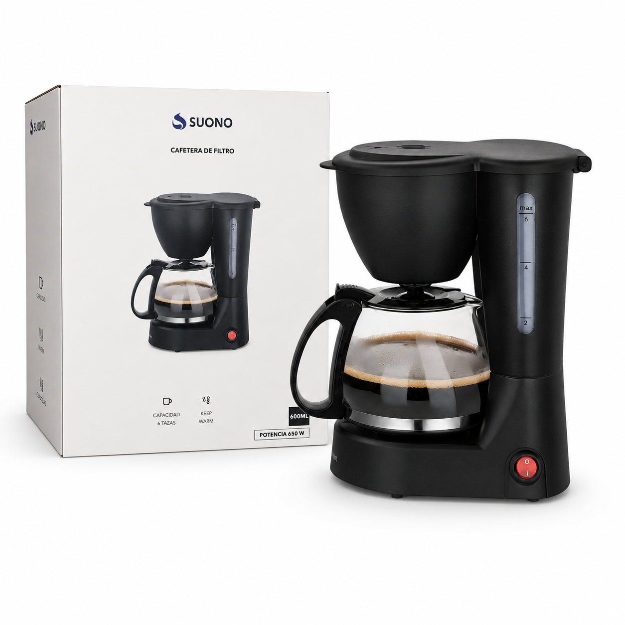 CAFETERA 0.6 LT 650 W