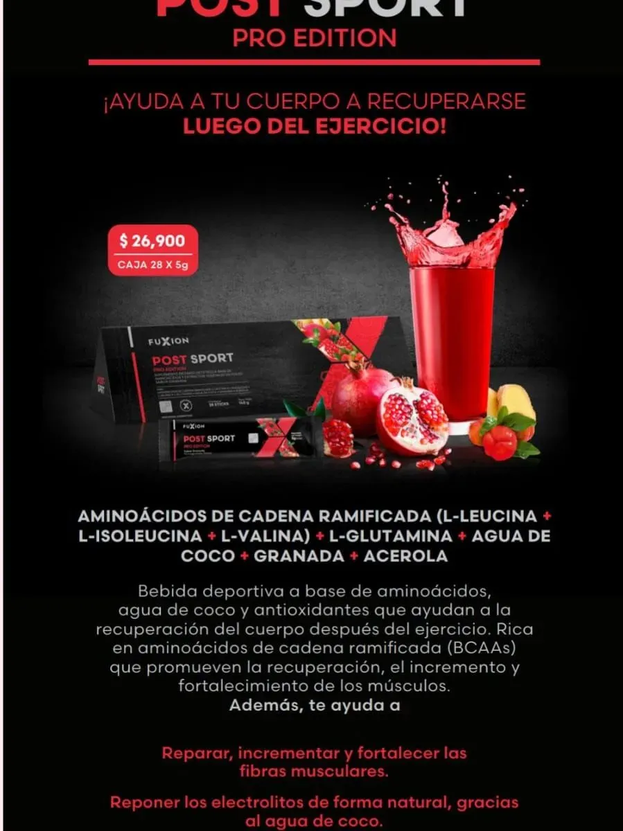 BEBIDA POST SPORT