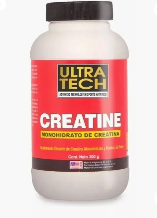 Creatina Ultratech 300gr Materia prima importada 