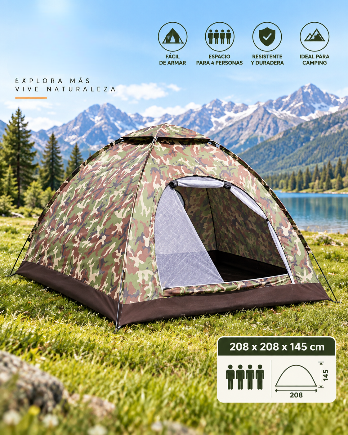 CARPA 4 PERSONAS