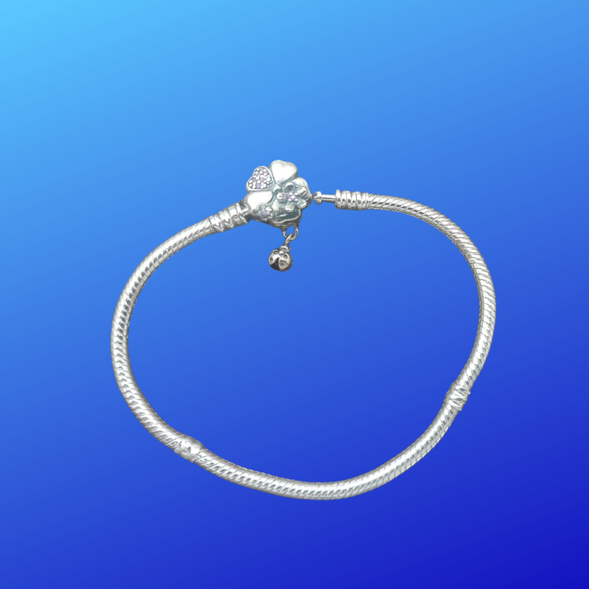 Pulsera Flor-  Plata 925