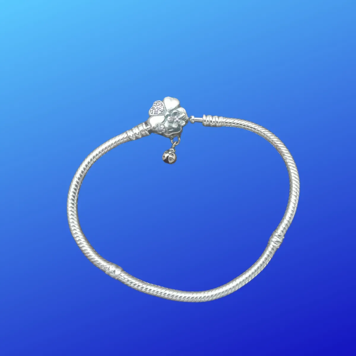 Pulsera Flor-  Plata 925