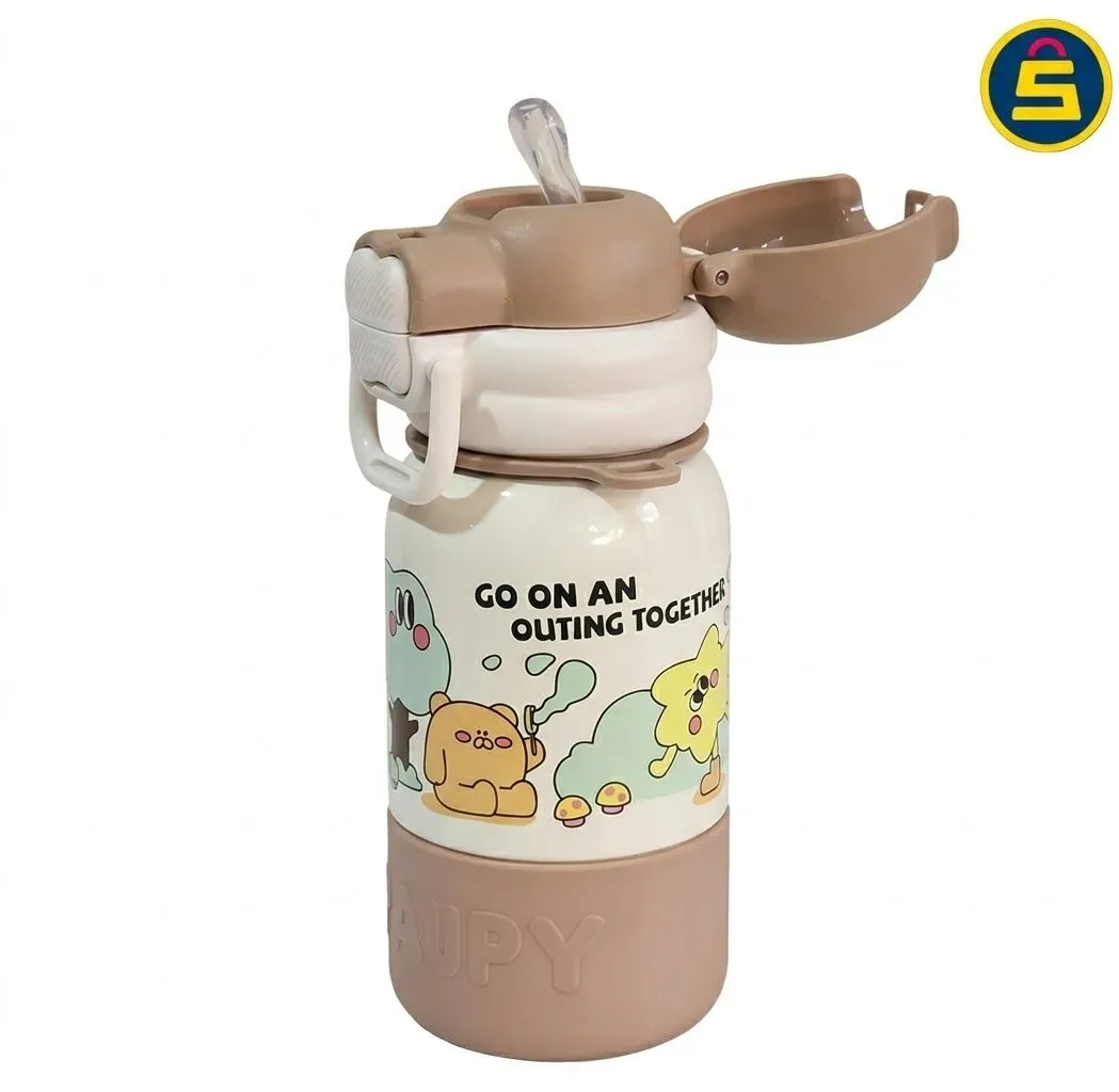 BOTELLA INFANTIL TERMICA DOBLE PICO