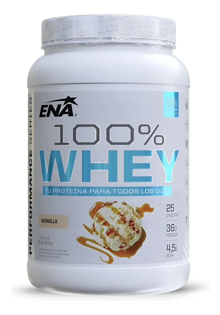 Whey Protein Proteina Ena Sabor Vainilla 907 grs