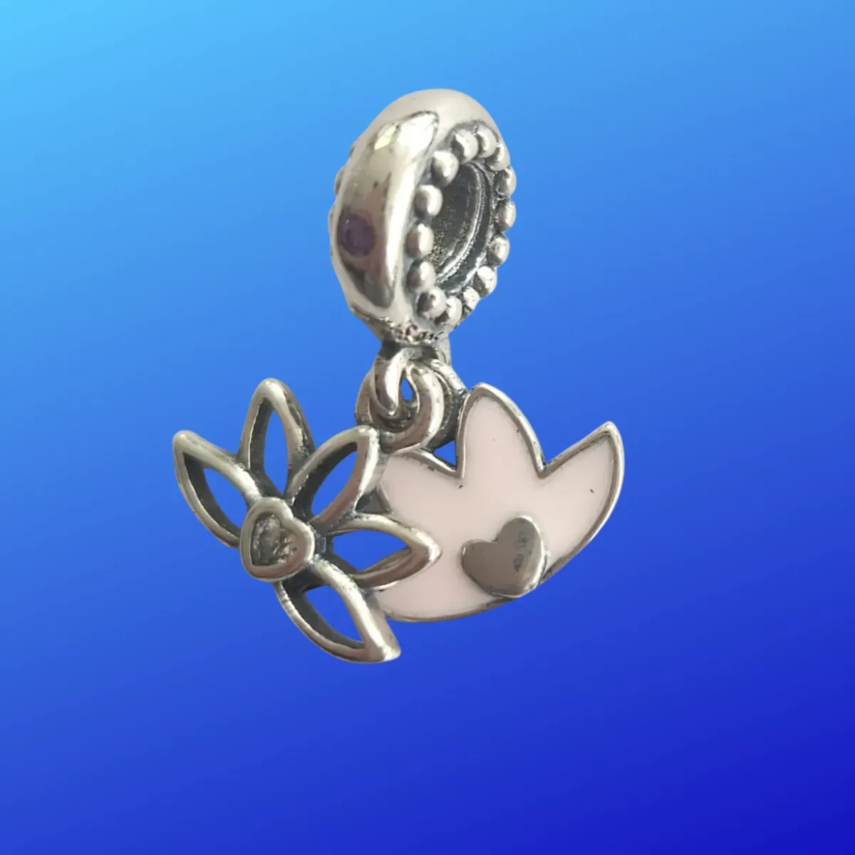 Dije Flor de Loto Plata 925