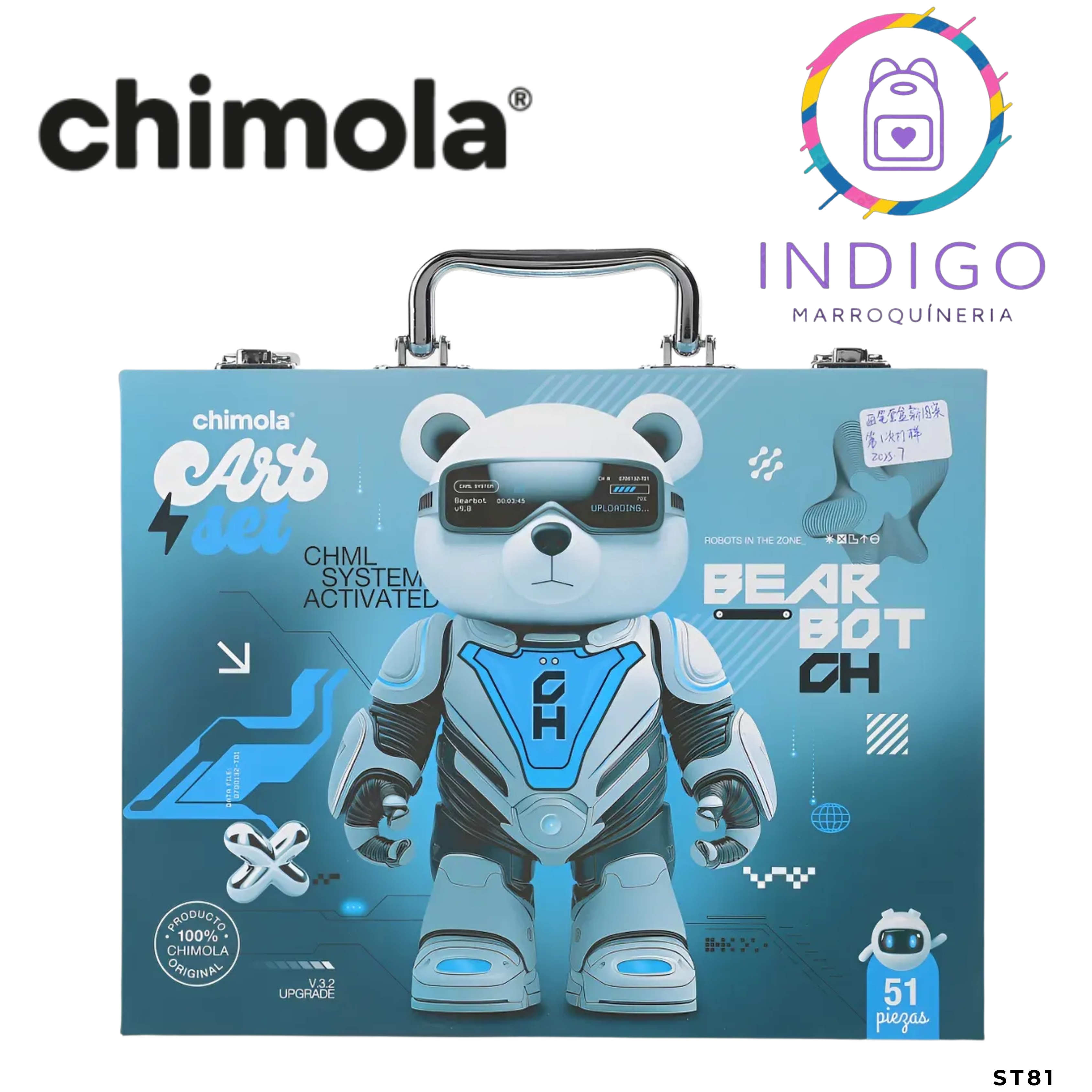 Set de Arte Bearbot Chimola