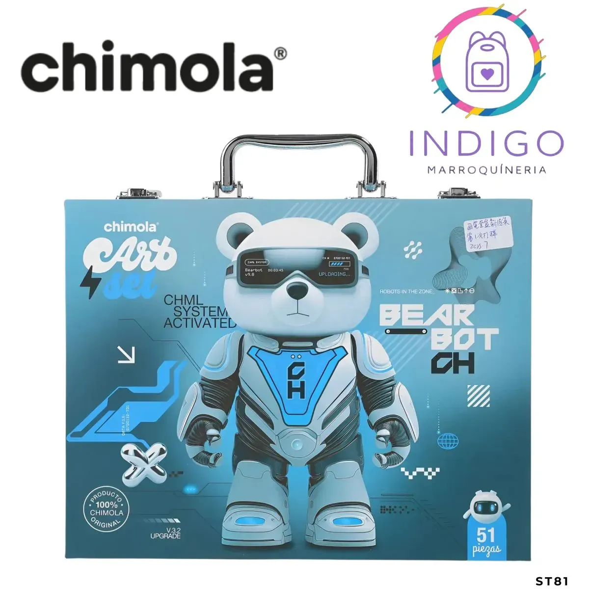 Set de Arte Bearbot Chimola