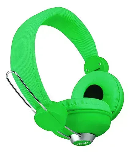 Auriculares Noga Fit X-2670 Manos Libres Desmontable Pc Color Verde