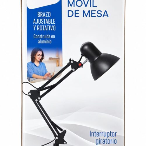 Lámpara móvil de mesa