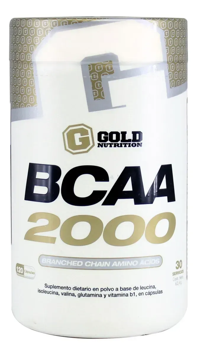BCAA 2000 AMINOACIDOS 120 Tab - Gold Nutrition