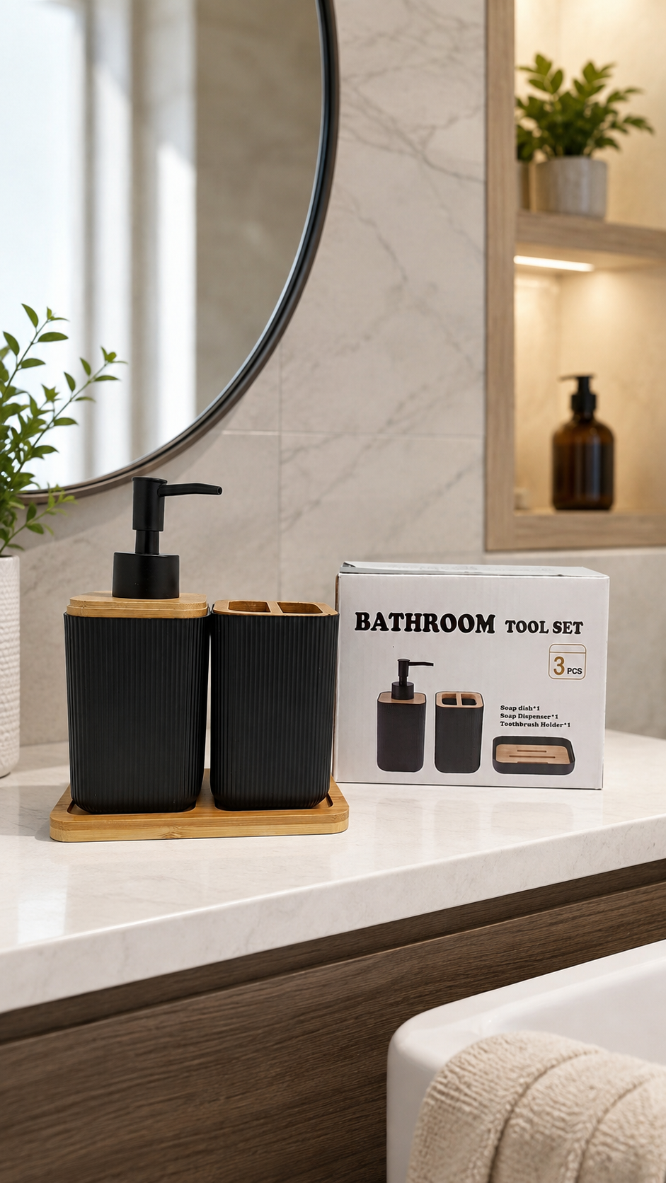 SET BAÑO 3 PCS