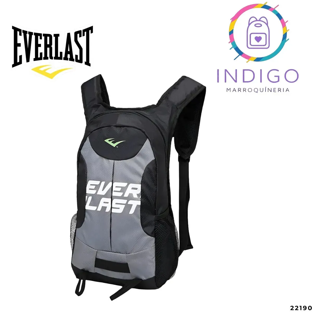 Mochila deportiva Everlast + Bolsa de Hidratación de 2lt